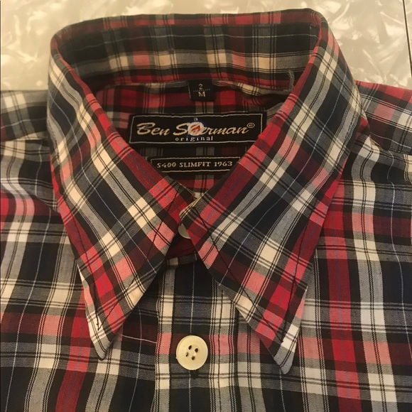 ben sherman button down short sleeve